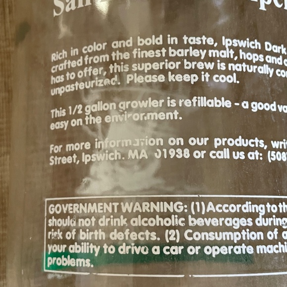 Ipswich Dark Air Brewing Bottle with Sailing Ship from the late 90's - Picture 9 of 14